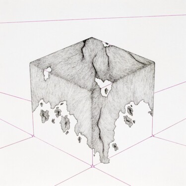 "Cartomancie 4" başlıklı Resim Bastien Faudon tarafından, Orijinal sanat, Mürekkep