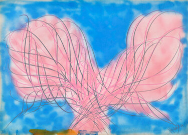 Drawing titled "Jean Messagier "San…" by Jean Messagier, Original Artwork