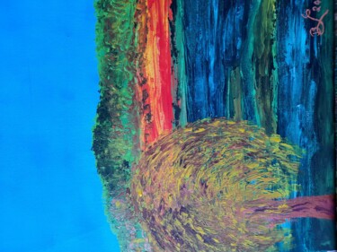 绘画 标题为“Saule de Loire” 由Bernard Senegon, Dit Nanard, 原创艺术品, 丙烯