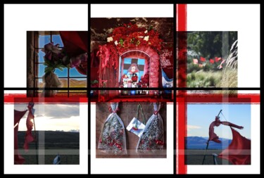 Digitale Kunst getiteld "HOMMAGE AU GAUCHITO" door Evelyne Chevallier, Origineel Kunstwerk, Digitale fotografie