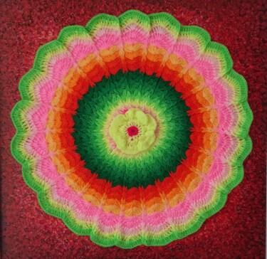 Textile Art με τίτλο "sans titre" από Mingming, Αυθεντικά έργα τέχνης, Υφαντικές ίνες