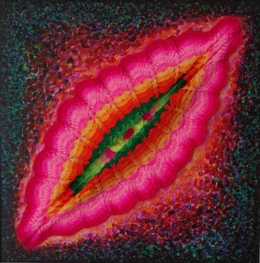 Art textile intitulée "sans titre" par Mingming, Œuvre d'art originale, Fibre Textile