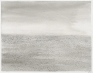 Drawing titled "Horizon, mer, ciel…" by Yann Bagot, Original Artwork, Ink
