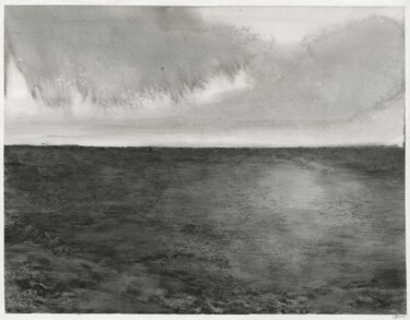 제목이 "Horizon, mer, ciel…"인 그림 Yann Bagot로, 원작, 잉크