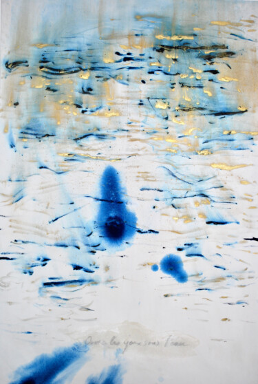 Painting titled "Ouvrir les yeux sou…" by Charles Le Hyaric, Original Artwork, Oil