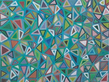 Peinture intitulée "Trio" par Aima, Œuvre d'art originale, Acrylique