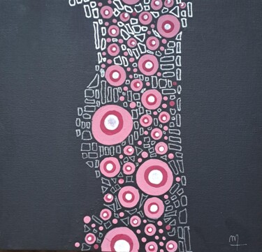 Peinture intitulée "Hypersensibilité" par Aima, Œuvre d'art originale, Acrylique