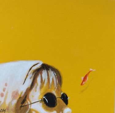 Dessin intitulée "Au soleil02" par Laurence  Ory, Œuvre d'art originale, Papier