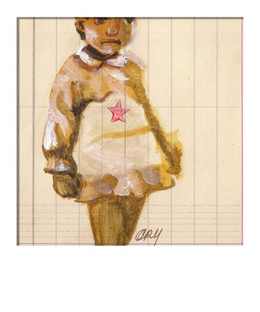 Dessin intitulée "Instantgram52" par Laurence  Ory, Œuvre d'art originale, Carton