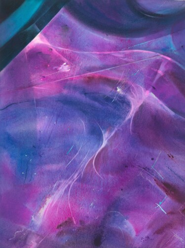 Schilderij getiteld " Solaris Ocean-3" door Hongfeng Guo, Origineel Kunstwerk, Acryl