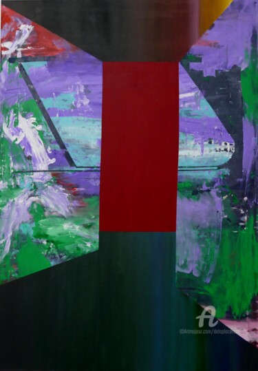 Painting titled " Image, imaginaire,…" by Remi Delaplace, Original Artwork, Acrylic
