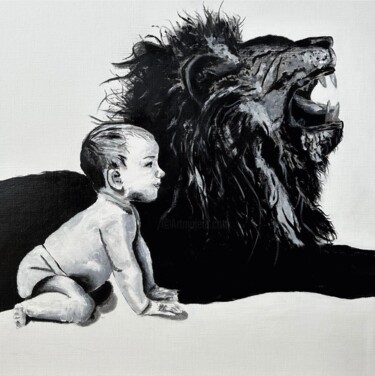 Peinture intitulée "Ne vous fiez pas au…" par Zoulliart, Œuvre d'art originale, Acrylique