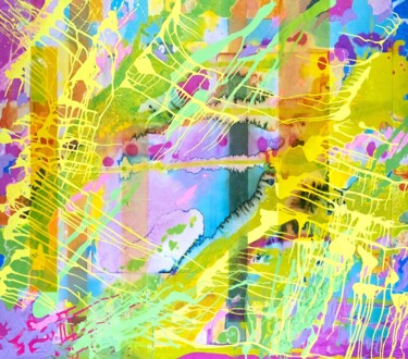 "Heaven" başlıklı Kolaj Hongfeng Guo tarafından, Orijinal sanat, Akrilik