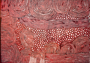 Pittura intitolato "Walangkura NAPANANG…" da Art Contemporain  Aborigène D'Australie, Opera d'arte originale, Acrilico