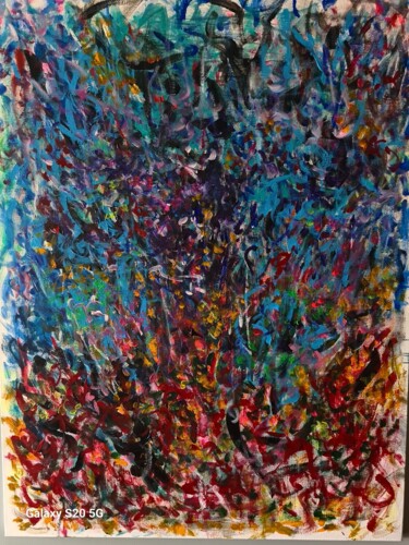 Peinture intitulée "Rêveries 2" par Monica Dehaeze , Œuvre d'art originale, Acrylique