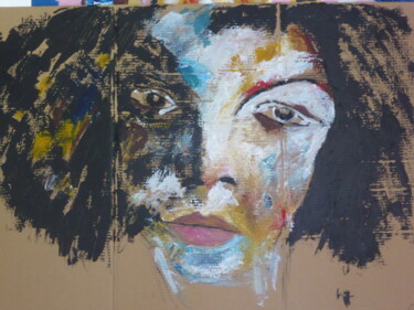 Peinture intitulée "REGARD" par Jean Marc Bramy, Œuvre d'art originale, Acrylique