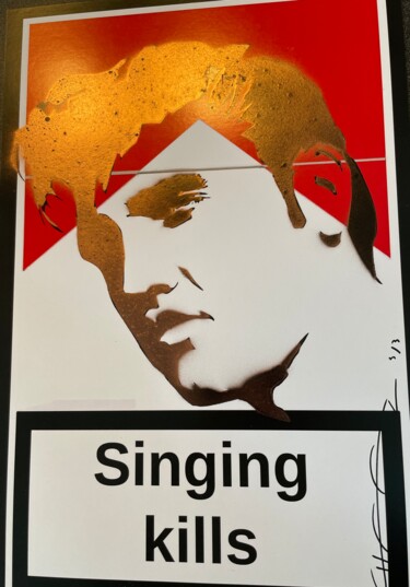 Drawing titled "Série Living Kills…" by Johan  Chaaz, Original Artwork, Spray paint