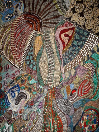 Jewelery Tree "Jewelery Tree" başlıklı Resim Sophie Ong tarafından, Orijinal sanat, Tükenmez kalem
