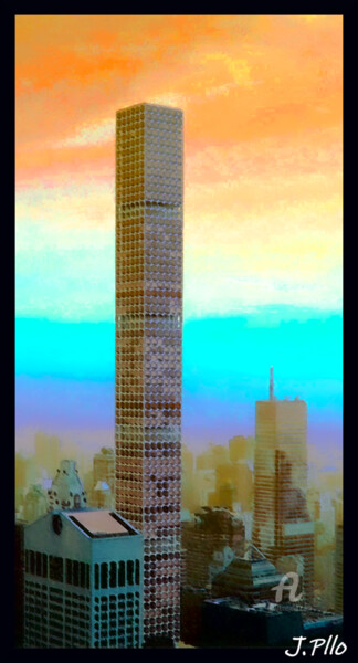 Tekening getiteld "Park" door Joseph Pllo, Origineel Kunstwerk, Digitaal Schilderwerk
