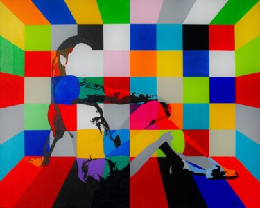 "Effacement" başlıklı Tablo Jean Philoctete tarafından, Orijinal sanat, Akrilik