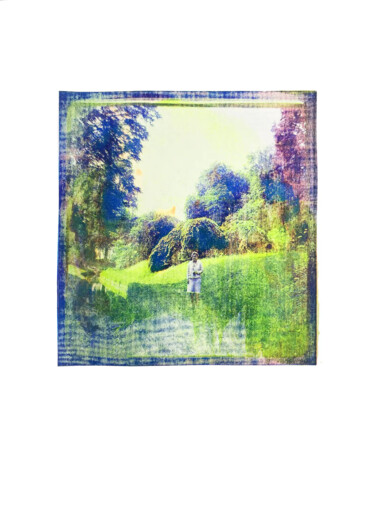 In the fields, 1967 Printmaking titled "In the fields, 1967" by Caroline Delétoille, Original Artwork, Screenprinting