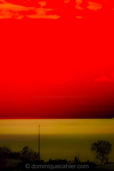 Fotografia zatytułowany „ABSTRACTION # 20” autorstwa Dominique Cahier, Oryginalna praca, Papier