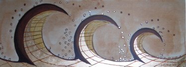 Painting titled "Semi (avec feuilles…" by Amélie Romet, Original Artwork, Acrylic