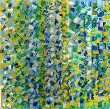 Painting titled "Florida" by Christian Vernier, Original Artwork, Fabric