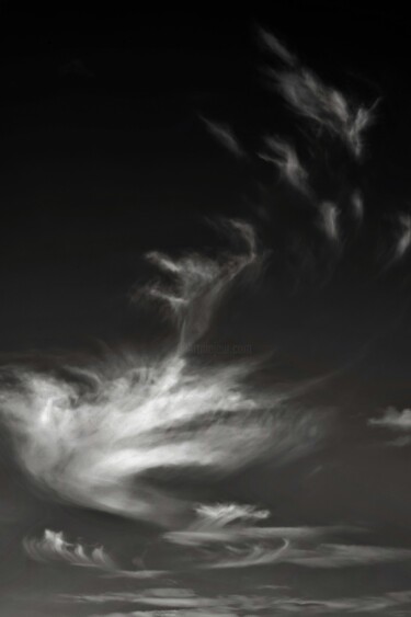Fotografie getiteld "Cirrus 04" door Philippe Houzé, Origineel Kunstwerk, Papier