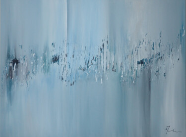 Peinture intitulée "Le rêve bleu" par Magali Martin, Œuvre d'art originale, Acrylique