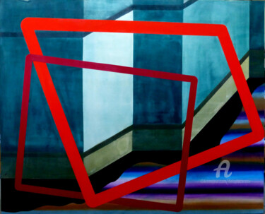 Peinture intitulée "Fond, Figure, Plans…" par Remi Delaplace, Œuvre d'art originale, Acrylique