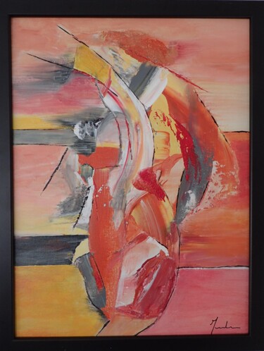 Peinture intitulée "tableau 8" par Magali Martin, Œuvre d'art originale, Acrylique