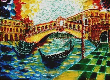 Peinture intitulée "Rialto3" par Danart, Œuvre d'art originale