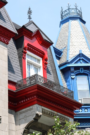 Photography titled "Montréal - balcon f…" by Joseph Durocher, Original Artwork, Aluminium