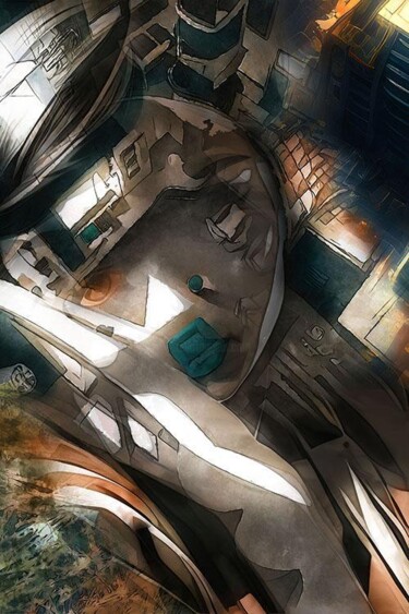 Peinture intitulée "OE3_V3 - Création n…" par Lbdeb, Œuvre d'art originale, Aluminium