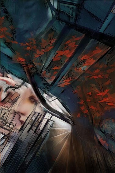 Peinture intitulée "OE10_V2- Création n…" par Lbdeb, Œuvre d'art originale, Aluminium