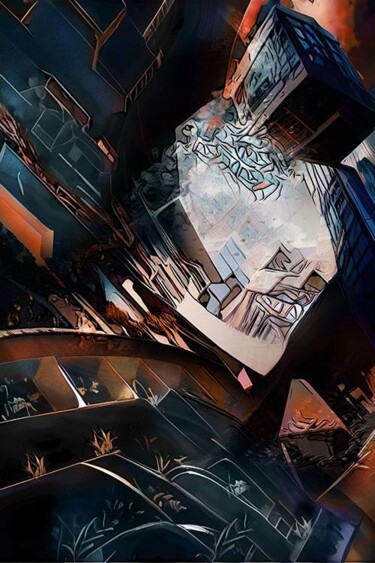 Peinture intitulée "OE11_V2 - Création…" par Lbdeb, Œuvre d'art originale, Aluminium