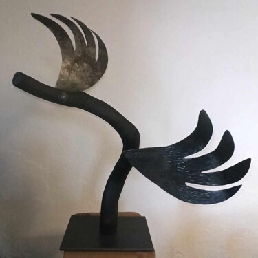 "Le phoenix" başlıklı Heykel Thierry Jamme/ Des Choses À Fer tarafından, Orijinal sanat, Paslanmaz Çelik