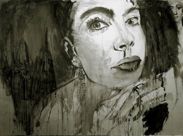 Drawing titled "FS Madonna series…" by Christophe Avella Bagur, Original Artwork, Ink