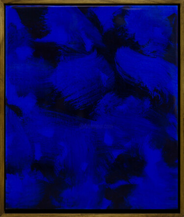 绘画 标题为“Blue Shouting” 由Kitikong Tilokwattanotai, 原创艺术品, 丙烯