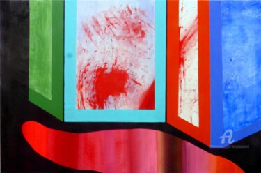"Touching, Touched,…" başlıklı Tablo Remi Delaplace tarafından, Orijinal sanat, Akrilik