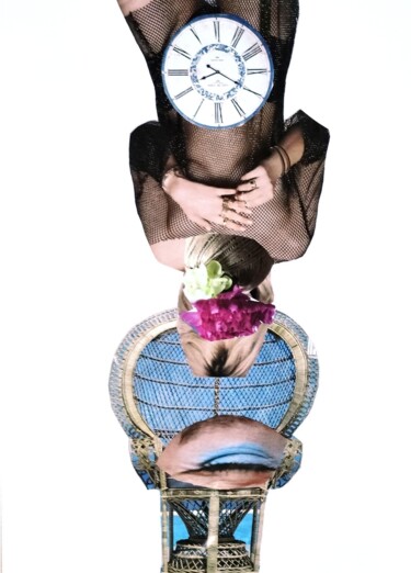 Collages titled "DATING" by Lielie Sellier, Original Artwork, Collages