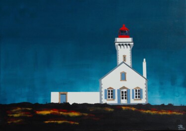 Painting titled "Belle-Île-en-Mer" by Jean Philoctete, Original Artwork, Acrylic