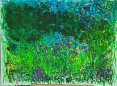 Peinture intitulée "C'est l'été !" par Monica Dehaeze , Œuvre d'art originale, Acrylique