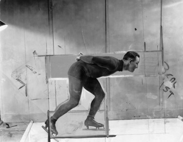 Photography titled "Speed Skater (Leow)…" by Sebastian Riemer, Original Artwork, Glass