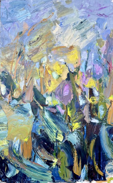 Peinture intitulée "Sauvages de champs " par Petra Marian , Œuvre d'art originale, Huile