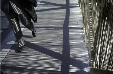 Fotografie getiteld "Canisses, Nice." door Jean Robert Franco, Origineel Kunstwerk, Film Print