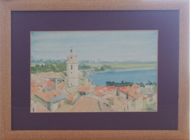Desenho intitulada "Arles" por Faby75, Obras de arte originais, Aquarela