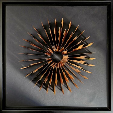 Scultura intitolato "BRUTE DE FONDERIE #…" da Corinne Bresson, Opera d'arte originale, Metalli Montato su Telaio per barella…