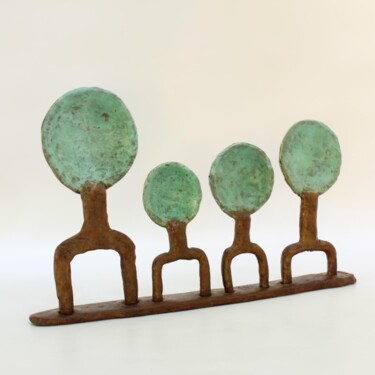 Sculpture titled "1 de 196" by Didier Fournier, Original Artwork, Bronze